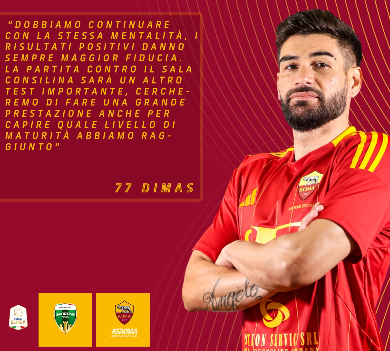 Dimas presenta Sporting Sala Consilina - Roma 1927 Futsal